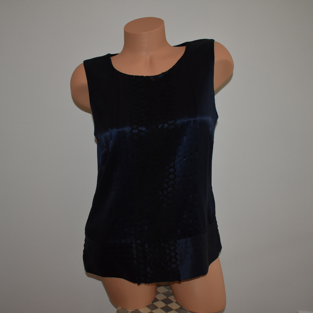 Brooks Brothers Silk Sleeveless Tank Blouse